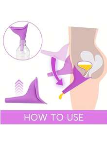 1/5/10PCS Female Urinal Reusable Urinal For Female Toilet,Portable For Standing Female Privacy Protection Urinal