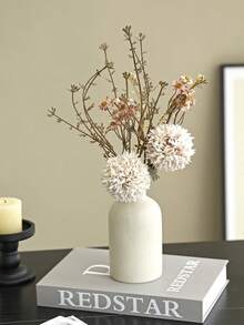 1 bó hoa cúc giả bằng lụa cao 11,81 inch, hoa giả, quà tặng ngày Valentine, hoa giả trang trí tiệc, thích hợp cho bó hoa cưới tự làm, tiệc tùng, phòng khách, nhà bếp, sân vườn, khách sạn, văn phòng, trang trí lễ hội, quà tặng ngày Valentine, trang trí Lễ Tạ ơn, vòng hoa tự làm, quà tặng, vật trang trí bàn, trang trí sinh nhật, trang trí trong nhà/ngoài trời, hoa giả bằng nhựa số lượng lớn để trang trí bình hoa, trang trí nhà kiểu nông trại, đám cưới phong cách Boho. - nâu nhạt - Xem 6