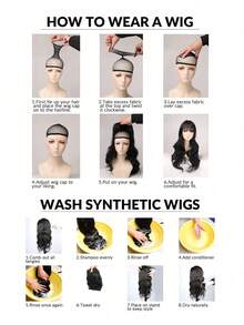 Music Festival 12 Inch Synthetic Straight Wig Short Straight Hair No Bangs Synthetic Wig Extensions Hair Black Color Easy To Wear Suitable For Women Daily Holiday Party Wear - Black - View 8