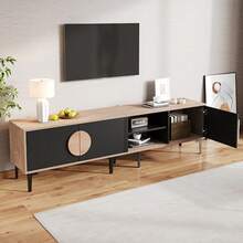 Television Stands & Entertainment Centers - Black - View 8