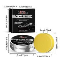 Car Care Wax - Brightens Paint, Anti-Pollution, Anti-Oxidation, Easy-To-Use, Polishing, Maintenance, Scratch Repair - Multicolor - View 2