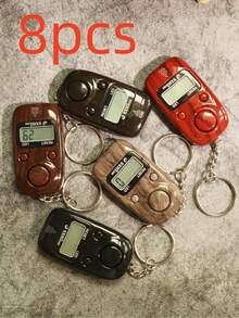 1个/6个/8个/12个装 轻便春季斋月计数器迷你钥匙扣念珠计数器 - 彩色 - 查看 12