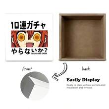 Fate Grand Order 10 Consecutive Gacha White Rectangular Box With Anime Character Illustration - Decorative Gacha Game Promotion Box For FGO Fans, Stylish Printed Design Collectible Box - 白色 - 查看 4