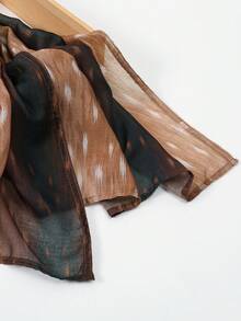 1 chiếc khăn voan chiffon in hình hươu phong cách bohemian dành cho nữ, kiểu dáng thường ngày, thích hợp cho mùa thu. - 01-Sika Deer - Xem 12