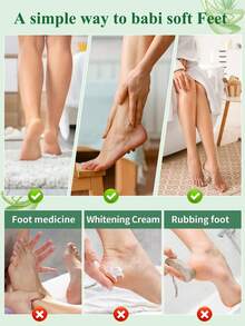 5双装足部去角质面膜，芦荟足部去角质去角质，去除死皮并保湿护理，不含酒精，富含透明质酸和甘油，缓解干燥皲裂的脚后跟，软化粗糙的足部SPA袜，秋冬季皲裂足部护理（男女通用） - 白色 - 查看 5