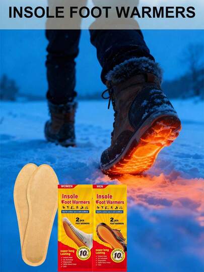 10片装持久自发热鞋垫暖脚贴，秋冬季居家、办公、露营、旅行、滑雪徒步保暖贴，冬季防寒，户外活动保暖，足部保暖，户外工作者保暖贴，圣诞礼物，暖手贴，男士礼物，圣诞袜填充物，可充电暖手贴，春夏精选，伴娘礼物，海滩，可爱小物，母亲节礼物，卧室装饰，花园，厨房装饰，夏季，海滩，房间装饰，柔软舒适，毕业季礼物