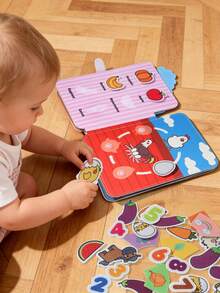 Farm Theme Tear & Peel Book, 0-3 Years Old Hook And Loop Interactive Quiet Book, Hand-Tearing Early Education Toy, Exercising Fine Finger Movements, Montessori Baby Toy, Baby Handbook, Easter Boy & Girl Baby Birthday Gift, Children's Day, Baby Game, Girl Game, Children's Book - Multicolor - View 11