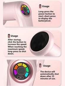 五头手持按摩器，腹部、腰部、腿部、手臂、臀部按摩器，多功能振动按摩器，适用于全身，是居家健身和送礼的理想选择。 - 彩色 - 查看 6