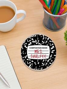 1pc Personalized Customized Teacher Coaster Gift, End Of Year Gift, Teacher Coaster, Personalized, Christmas Teacher Gift, Teacher Appreciation Gift