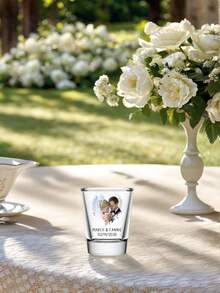 1pc/12pcs Personalized Wedding Shot Glass,2oz Glass Material,Custom Photo & Name | Suitable For Bridesmaid Gift,Valentine's Day,Wedding Decor,Birthday Parties,18th Birthday Gifts,Unique Birthday Gift, Photo Keepsake, Fun Birthday Gift,Shot Glass With Face,Shot Glass With Picture, Custom Birthday Shot Glasses, Personalised Gifts And For Groomsmen Gifts - Round Cup - View 11