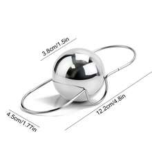 1pc Stainless Steel Espresso Coffee Cooling Ball, Espresso Coffee Cooler, Espresso Machine Accessory - Silver - View 8
