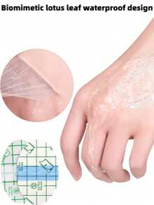 100/60/40/20/10 片装一次性化妆盘，超薄自粘化妆盘；一次性足部防摩擦保护贴，隐形超薄粘性足部防摩擦保护贴，适用于各种鞋型，自粘防摩擦。