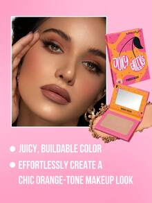 MISSLYN-Juicy Cheeks腮红 | 丝滑粉状配方，哑光或珠光两种质地可选，自带镜子，打造自然哑光光泽，持久显色，轻盈柔滑，易于晕染 - 55 CHERRY HOORAY - 查看 4