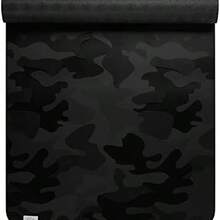 - Alfombrilla de Yoga de Agarre seco, 5 mm de Grosor, Antideslizante, para Ejercicios y Ejercicios de Fitness estndar o Caliente, Pilates, y Entrenamientos en el Piso, Soporte Acolchado, Capa - camuflaje - Ver 8