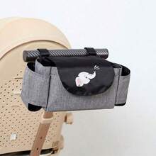 Baby Stroller Hanging Bag Storage Bag, Multi-Functional Universal Large-Capacity Storage Bag, Child Stroller Walking Aid Tool, Stroller Hanging Bag - Multicolor - View 10