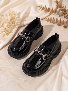 1 双经典可爱平底鞋，软底防滑耐磨透气皮鞋，复古玛丽珍牛仔裤鞋，时尚休闲鞋，钟形学生鞋，以及舒适百搭的方头通勤鞋。 - 黑色 - 查看 5