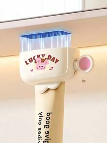 1pc Kawaii Wall Mounted Magnetic Toothpaste Squeezer Anime Cartoon Toothpaste Dispenser Waterproof Tube Squeezer Accessories,Manual Toothpaste Dispenser And Skincare Applicator, Suitable For Facial Cleansers, Hair Dyes, And Pigment Samples - Hygienic Tube Opener, Compatible With Multiple Products (No Tools Required)