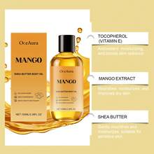 Mango Shea Body Oil Nourishing Hydration Skin Softening Quick Absorbing Non-Greasy Dry Skin Care Body Treatment Oil - Mango Shea Butter Flavor - View 4