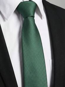 1条精美格纹纯色时尚高档领带，适合婚礼、派对、商务、节日和送礼场合。 - 格紋款 - 查看 14