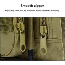 Bolsa de Cintura Impermeable de Gran Capacidad y Múltiples Capas, Adecuada para Equipo de Pesca, Conjunto de Camping Multifuncional - Color digital de la selva - Ver 7