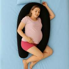 Pregnancy Pillows For Sleeping, U Shaped Maternity Pillow, With Removable Machine Washable Cover - Pink - View 7