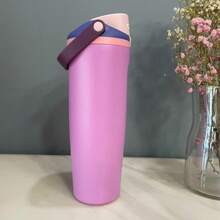 30 Oz  Outdoor Sports Water Cup Water Bottle Stainless Steel Vacuumowala Insulated Cup With Lid And Straw Suitable For Water, Iced Tea Or Coffee. - 彩色 - 查看 8