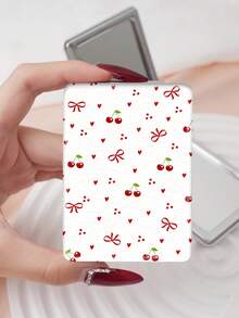 1 chiếc gương trang điểm kiểu Y2K, gương cầm tay gấp gọn nhẹ, chất liệu da PU bền, đa năng, gương bỏ túi hình chữ nhật với thiết kế độc đáo mang phong cách Y2K như môi anh đào, nơ, trái tim, kẻ caro, họa tiết da báo, cấu trúc gấp gọn, đáng tin cậy, gương trang điểm di động với nắp gập hai mặt 180°, quà tặng, đồ dùng du lịch, đồ giá rẻ, vật dụng cần thiết khi đi du lịch. - Nhiều màu - Xem 16