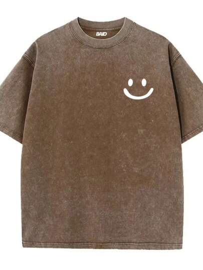 Camiseta ESTONADA Básica Confortável para o Dia a Dia PP ao GG Cartoon Sorriso Arte Streetwear Cultura Urbana Moda de Rua Street Grafite Pichação Skatista Skate Camisa Blusa Unissex Masculino Feminino 100% Algodão Top Premium Streetwear Lançamento Envio Imediato Varias Cores!! Plus Size