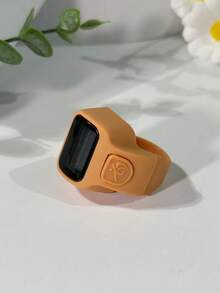 Contador de anillo clásico y sencillo, de material de resina, ligero y cómodo, conteo conveniente, contador de anillo con pantalla digital, contador de presión manual de alivio, ampliamente aplicable, disponible en varios colores, adecuado para hombres y mujeres, regalos navideños, contador de rosario electrónico, aplicable para uso comercial y doméstico, contador multifuncional - Multicolor - Ver 5