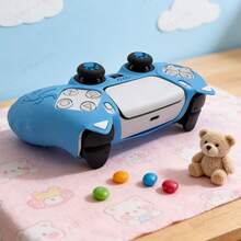 1pc Cute Protective Case For Playstation 5 Controller, Includes 1 Controller Cover And 2 Custom Joystick Caps - Multicolor - View 7