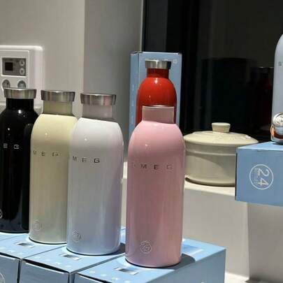 500ml Stainless Steel High-Capacity Portable Sports Water Bottle, Stylish Design