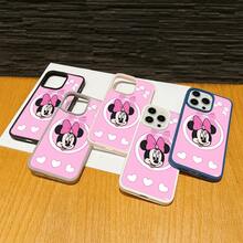 Mickey Mouse Clubhouse Character Patterned Phone Case Featuring A Joyful Design. Mickey Mouse, Minnie Mouse, Donald Duck, Daisy Duck, Goofy Dog, Compatible With IPhone 17, 17 ProMax, 17 Pro, 17 Air, 16, 15, 14, 13, 12 Pro 11 XsMax Xs Xr X And Galaxy Models, With Shockproof Protection And Magnetic Case. A Fun Gift For Disney Fans ,Mickey Fans, Family, Friends, Birthdays, Holidays, And Special Occasions. A Delightful Addition To Your Phone Accessories. - trắng - Xem 3