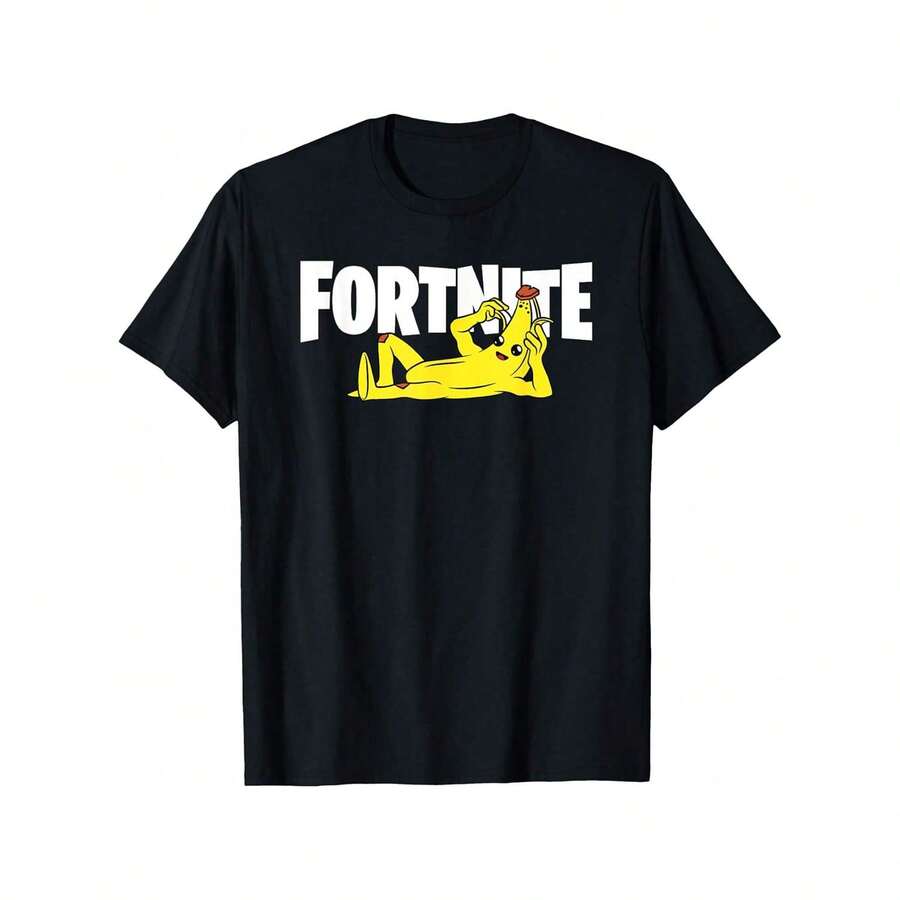 Fortnites Banana Lay Down With Title T-Shirt | SHEIN USA
