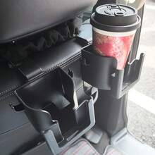 2pcs Car Back Seat Storage Organizer, With Cup Holder, Phone Holder And Hooks, Compartmentalized Storage For Clutter, Efficient Use Of Car Space, Practical Storage Accessory For Road Trips - Cup Holder Hook + Multi-functional Hook - View 9