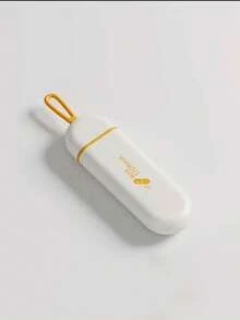 1个颜色匹配的迷你便携式防水防潮药盒，3格收纳盒，商务旅行药品分装盒，非常适合海滩、暑假、返校等场合。 - 彩色 - 查看 10