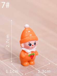 8件套可爱精灵桌面摆件：精美的房间装饰和微景观创意配件，愿这套可爱的摆件为您的书桌、办公室或家居空间带来欢乐和日常小确幸，营造温馨的生活氛围。 - 彩色 - 查看 10