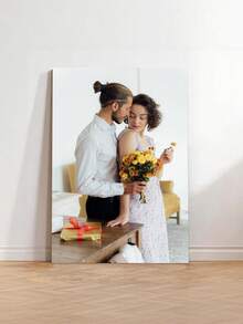 1 Tranh in ảnh trên vải canvas theo yêu cầu - Viền bọc toàn bộ, dễ dàng treo | Thích hợp cho ảnh cặp đôi, ảnh gia đình và kỷ niệm đám cưới | Trang trí thanh lịch để tăng thêm vẻ ấm cúng cho phòng khách (không gian gia đình ấm áp), phòng ngủ (góc lãng mạn) và văn phòng (không khí ấm áp) | Món quà ý nghĩa - Nhiều màu - Xem 4