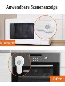 1/3pcs Baby Safety Locks - No Drill Cabinet Door Fridge Oven Lock, Home & Baby Shower Gift - White - View 7