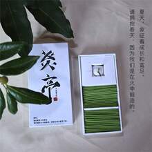 Yingxiangyuan Estilo Japonés Aromaterapia Serie de Nicho de Alta Gama Varillas de Incienso Coloridas Fragancia para Hogar, Estudio de Yoga, Hotel - Incienso tibetano blanco (varillas de incienso azules) - Ver 9