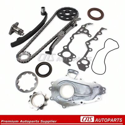 Kit de cadena de distribución y bomba de aceite que se ajusta a TACOMA 2.4L DOHC L4 2RZFE de 1995 a 2020