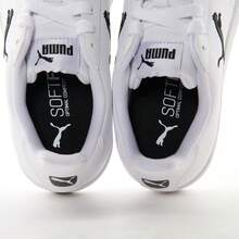 Puma 经典简约轻便休闲运动鞋，男女皆宜 - 彪馬白-黑色 - 查看 6