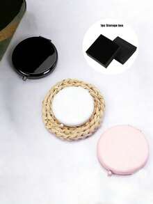 个性化口袋镜，定制名字礼物，伴娘礼物，新娘送礼会礼物，结婚礼物，情人节礼物，刻字多功能装饰口袋镜，精致，时尚，复古，简约独特，定制收藏礼物，送给女孩的礼物，送给她的个性化礼物，适合送给她、孩子、家人、朋友、祖父母 - 彩色 - 查看 7