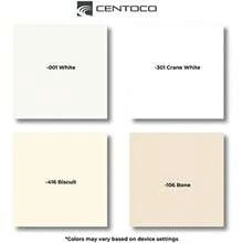 Centoco 1600 – 001 alargado asiento de inodoro de plástico con parte delantera cerrada, color blanco(default) - Multicolor - Ver 4