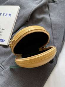 Explosive Mini Chain Bag, Cartoon, Apple Creative, Strange, Bright Face, Sense Of Quality, One Shoulder Crossbody, New Small Round Bag, Compact, Portable, All-Matching, Commuting Out Of The Street - Multicolor - View 9