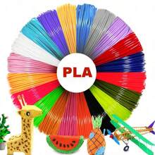 PLA 3D打印笔线材 3D打印线材 PLA 1.75mm 3米 40色 耐高温 不会堵塞笔尖 成分为玉米淀粉，即使吞食也无害 随机不重复颜色。 - 彩色 - 查看 4