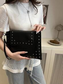 2026 Spring New Fashion Large Capacity Minimalist Style Versatile Women Handbag - Black - View 9