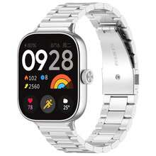 适用于小米 Watch 8 Pro/9 Pro 的不锈钢表带，男女通用金属表带，也适用于 Redmi Watch 4/5/6，商务休闲皆宜的优质礼品
