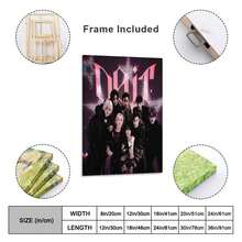 Framed Stray KPOP Boy Group Poster Canvas Wall Art Wall Hanging Birthday Party Background Banner For Living Room Bedroom Dorm Decoration - Multicolor - View 3