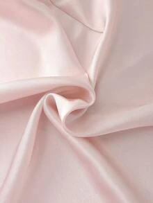 大码女式春夏时尚通勤纯色缎面珍珠装饰泡泡袖上衣，适合情人节约会、婚礼宾客穿着，优雅春季款 - 香檳色 - 查看 11