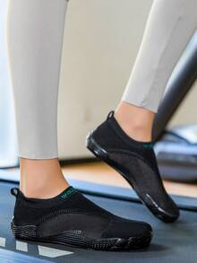 TOLLN 1双女士速干户外涉水鞋，防滑游泳鞋，防刮水鞋，两栖沙滩鞋 - 黑色 - 查看 4